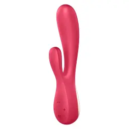 Вібратор-кролик Satisfyer Mono Flex 20 см червоний - мініатюра 2