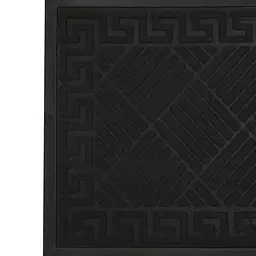 Килимок придверний Eco Fabric Смужки з кромкою чорний 40 х 60 см (4060-111) - мініатюра 6