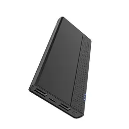 Зовнішній акумулятор Hoco J33 10000mAh з кабелем у комплекті чорний - мініатюра 3