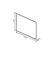 Дзеркало AM.PM Gem 80 см з LED- підсвічуванням (M91AMOX0801WG38) - мініатюра 7