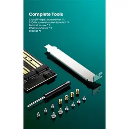 Контролер Ugreen PCI-E 3.0 for SSD M.2 NVMe + M.2 NGFF CM302 (70504) - мініатюра 10