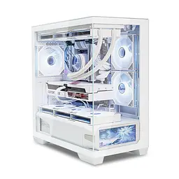 Корпус ALmordor QX25M LCD без БП White (ALQX25MWH_LCD)