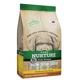 Сухий корм для цуценят середніх та великих порід Pure Nurture Daily Power of 3 Chicken with Rice Puppies з куркою та рисом 12.5 кг