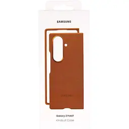Шкіряний чохол Leather Case (AAA) для Samsung Galaxy Z Fold7 Tan - мініатюра 6