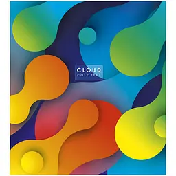 Зошит загальний Школярик Genius Cloud colorful у лінію 48 аркушів 10 шт. (048-3161L) - мініатюра 4