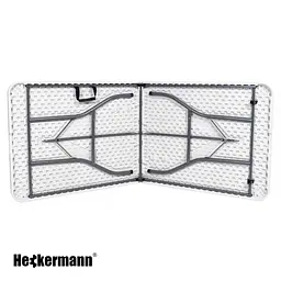 Стіл складаний переносний Heckermann 240х74×74 White (Z240) - мініатюра 8