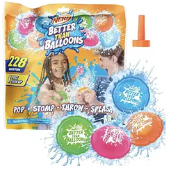 Капсули водяні Hasbro Nerf Better Than Balloons 228 шт водяні кулі для літніх ігор (SKU-315)