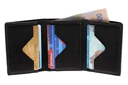 Чоловічий шкіряний гаманець Grande Pelle acs0029236 - мініатюра 3