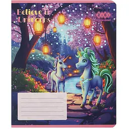 Упаковка зошитів ZiBi Kids Line Unicorn 12 аркушів в клітинку 25 шт. (ZB25.1752K) - мініатюра 6