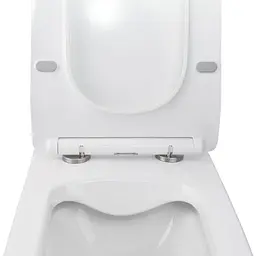 Унітаз підвісний Qtap Crow безободковий з сидінням Soft-close QT05335170W - мініатюра 4