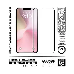 Захисне 3D скло для Apple iPhone 16e/17e, Icon 3D, загартоване, 9H, загартоване скло, повне проклеювання, протиударне, глянсове з олеофобним покриттям, на весь екран, сумісне з чохлами, проста установка, ArmorStandart (ARM76270) - мініатюра 2