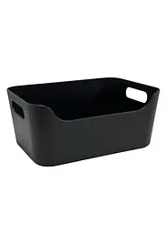 Контейнер для зберігання IKEA 24×17 см, чорний універсальна органайзер-коробка для дому