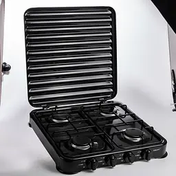 Газова плита настільна Sokany SK-6004-Black 4 конфорки Чорний - мініатюра 9