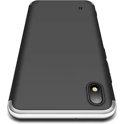 Чохол-накладка GKK 3 in 1 Hard PC Case Samsung Galaxy A10 Silver/Black - мініатюра 2