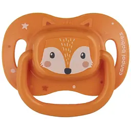 Пустушка Canpol babies Cute Animals силіконова симетрична 0-6 міс. помаранчева (34/924_ora)