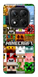 Чохол Demsky Minecraft collage для Xiaomi Redmi Note 14 Pro 5G