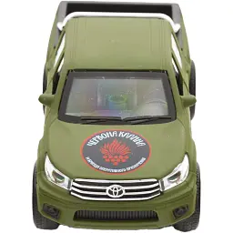 Машинка TechnoDrive серії Шеврони Героїв TOYOTA HILUX "ЧЕРВОНА КАЛИНА" - мініатюра 8
