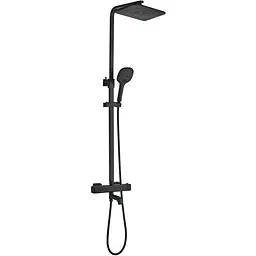 Душова система Globus Lux Termostatic Q VAN-GLQ-0041T-BB, Чорний матовий