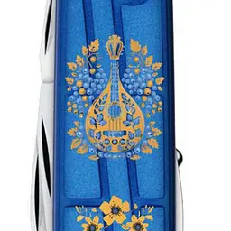Ніж Victorinox Huntsman Ukraine 91мм 15функ син.прозор Українські мотиви - мініатюра 4