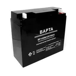 Акумуляторна батарея Voltronic Варта 12V 18Ah Black Q4 181 х 77 х 167 мм