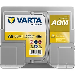 Акумулятор Varta Dynamic AGM 12В 50Аг 540А (EN) R+ (550901054) - мініатюра 4