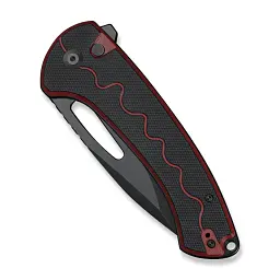 Складаний ніж Sencut Squiggy Drop Point 9Cr18MoV G10 9,9 см червоно-чорний - мініатюра 4