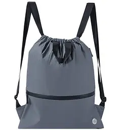 Рюкзак RunMi 90 Ninetygo Lightweight Urban Drawstring Backpack Dark Grey