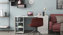 Стіл-тумба трансформер Смарт 1 Ferrum-decor 750x1450x500 ДСП Бетон 16 мм (FRD-105073) - мініатюра 12