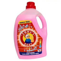 Гель для прання кольорових тканин Emma’s Best Color 4 літри 70 прань Liquid Detergent Color 