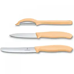 Набір ножів Victorinox SwissClassic Paring Set 3 шт Universal Orange (6.7116.31L92)
