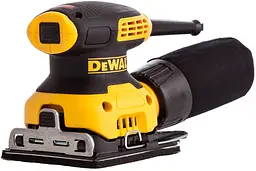 DeWALT Шліфмашина вібраційна DeWalt 230Вт 14000об/хв 108х115мм амплітуда 1.6мм 1.28кг