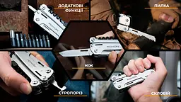 Мультитул Roxon Storm (S801S) 16 фінкцій - мініатюра 9