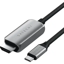 Кабель Satechi USB-C to HDMI 2.1 8K Cable Space Gray 1.8 м (ST-YH8KCM) - мініатюра 4