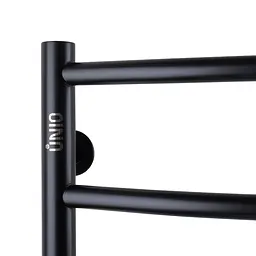 Рушникосушарка UNIO LD W 700-500-7 BLK Драбинка Дуга чорна (21614) - мініатюра 4