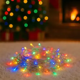 Гірлянда ColorWay LED 100 10м (8 функцій) різнокольорова (прозорий кабель) USB (CW-G-100L10UTMC) - мініатюра 7