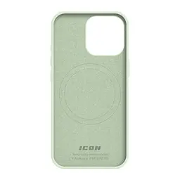 Силиконовый чехол с MagSafe для Apple iPhone 15 Pro, ICON2 MagCase, зеленый, противоударный, панель с мягкой подкладкой, защита всего корпуса, поддержка беспроводной зарядки, совместим с защитными стеклами и пленками, ArmorStandart (ARM77006) - мініатюра 2