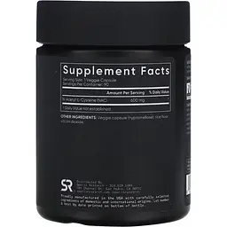 Амінокислота Sport Research NAC N-Acetyl Cysteine 600 мг 90 капсул - мініатюра 2