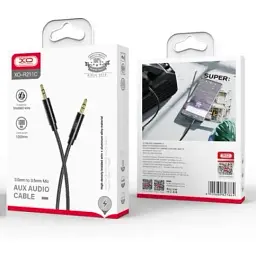 Аудіо кабель XO NB-R211C 3.5 mm - 3.5 mm чорний - мініатюра 2