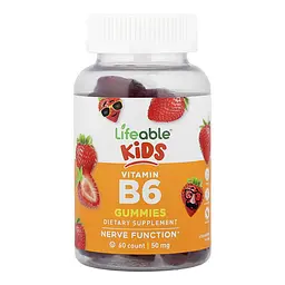 Вітамін B6 (для дітей), Vitamin B6 Kids - 60 gummies