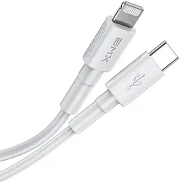 Кабель Baseus BMX Mini MFI Cable Type-C to Lightning 480Mb PD 18W 2.4A 1.2m CATLSW-A02 White - мініатюра 3