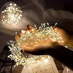 Гірлянда ColorWay Кластер LED 200 6 м 8 функцій Мідна струна Теплий колір 220 V (CW-G-200L6VC) - мініатюра 8