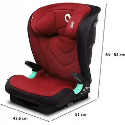 Автокрісло Lionelo Neal 15-36 кг Red Burgundy - мініатюра 6
