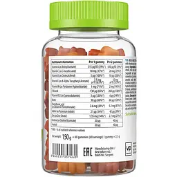 Мультивітамінний комплекс для дітей VPLab UltraVit Kid's Multivitamin 60 жувальних цукерок - мініатюра 2