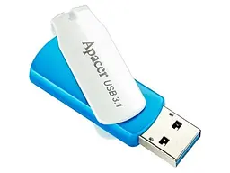 USB флеш накопичувач Apacer 128 GB AH357 Ocean Blue USB 3.2 (AP128GAH357U-1)
