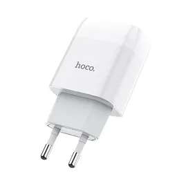 МЗП Hoco C72A Glorious 2.1A (1USB-A) Білий - мініатюра 4