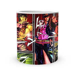 Кружка GeekLand Неймовірні пригоди ДжоДжо JoJo's Bizarre Adventure Головні герої Колаж JJ 02.412 - мініатюра 2