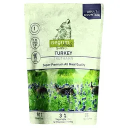 Набір вологого корму для дорослих собак Isegrim Adult Pouch Roots Multipack I Monoprotein: М'ясо кабана, Конина і М'ясо індички 2.46 кг (6 паучів x 410 г) - мініатюра 4