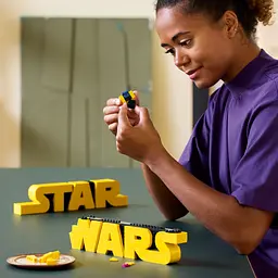 Конструктор LEGO Star Wars Логотип з кубиків «Зоряні війни» 700 деталей (75407) - мініатюра 17