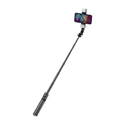 Трипод-монопод для селфі з Bluetooth ArmorStandart ASM11 double LED black - мініатюра 6