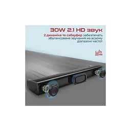Акустична система Promate StreamBar-30 Black (streambar-30.black) - мініатюра 3